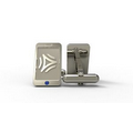 Traditional Shape Pewter Cuff Links w/ Standard Bullet Back